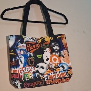 Graphic Collage Tote Bag
